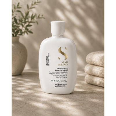 Alfaparf Milano Semi Di Lino Diamond llluminating Low Shampoo - Brightening shampoo for normal hair
