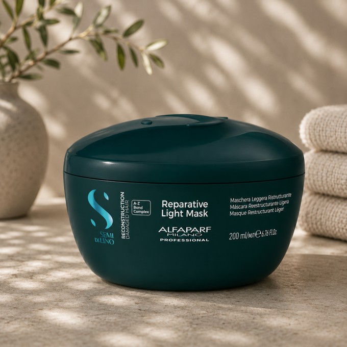 Alfaparf Milano Reparative Light Mask - Lengva plaukų regeneravimo kaukė, 200 ml
