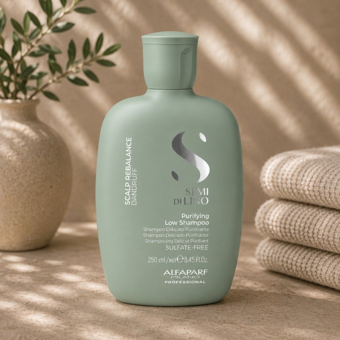Alfaparf Milano Semi Di Lino Scalp Rebalance Purifying Shampoo 250 ml