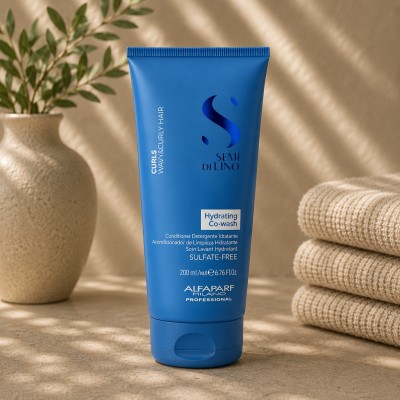 Alfaparf Milano Semi di Lino Curl Hydrating Co-Wash Cream (curly and wavy hair) 200 ml