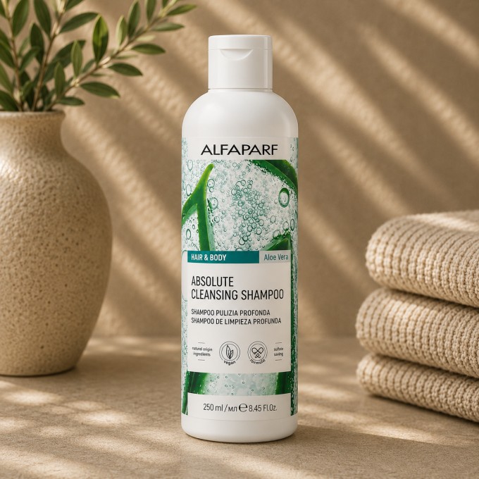 Alfaparf Milano Hair & Body Absolute Cleansing Shampoo - Valomasis šampūnas, 250 ml