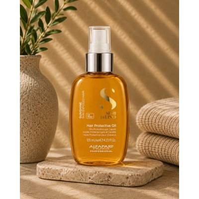 Alfaparf Milano Semi Di Lino Sunshine Hair Protective Oil - apsauginis aliejus plaukams