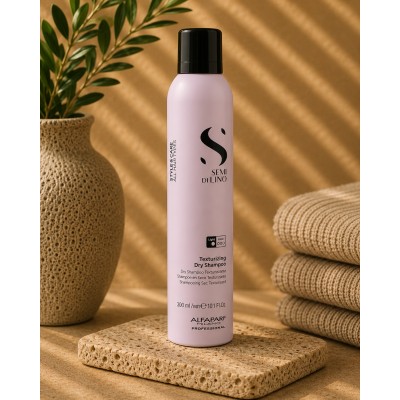 Alfaparf Milano Semi Di Lino Style&Care Texturizing Dry Shampoo - sausas šampūnas, 300 ml