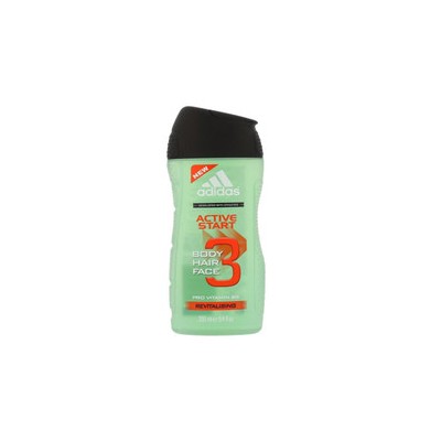 Adidas Hair & Body Wash Active Start 3 in 1 - Shower gel and shampoo for men 3 in 1 250ml