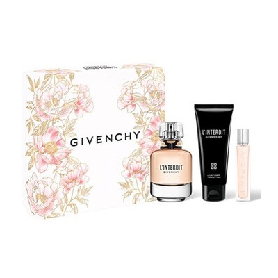 Givenchy L´ Interdit Gift Set EDP 80 ml, body lotion 75 ml and miniature EDP 12.5 ml 80ml