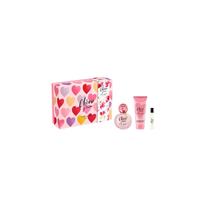 Kate Spade Chérie Je T´Aime Dárková sada EDP 100 ml, miniaturka EDP 7,5 ml a tělové mléko 100 ml 100ml