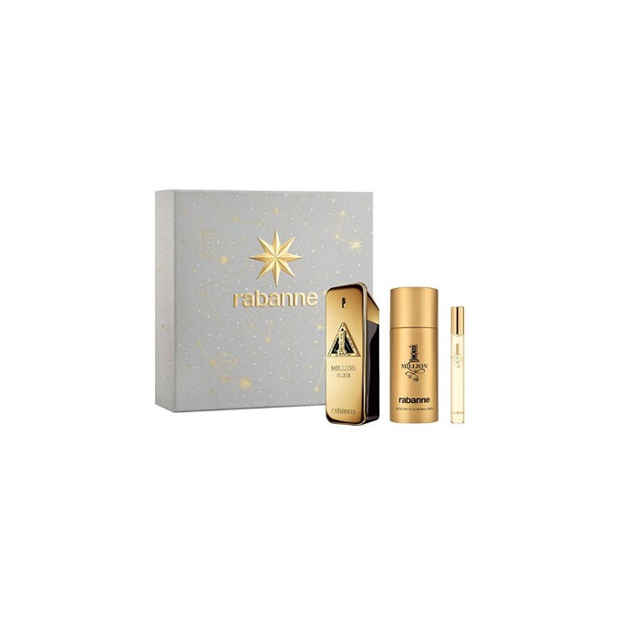Paco Rabanne 1 Million Elixir Gift Set EDP 100 ml, deospray 100 ml and miniature EDT 10 ml 100ml