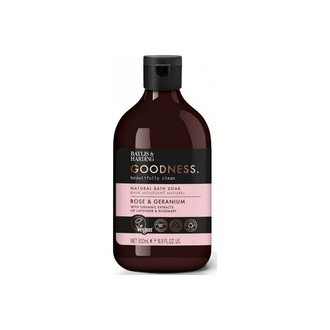 Baylis & Harding Goodness Natural Bath Soak ( Růže a muškát ) - Pěna do koupele 500ml