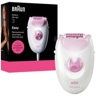 Braun Silk-épil 3 3-000 Pink - Epilátor s kabelem