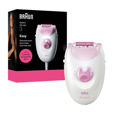 Braun Silk-épil 3 3-000 Pink - Epilátor s kabelem