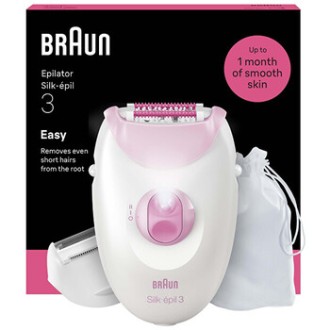 Braun Silk-épil 3 3-033 Pink - Epilátor s kabelem