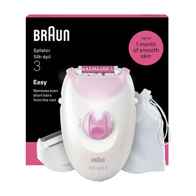 Braun Silk-épil 3 3-033 Pink - Epilátor s kabelem