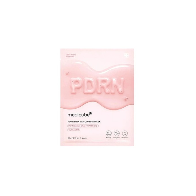 Medicube Pdrn Pink Vita Coating Mask - Plátýnková maska 22.0g