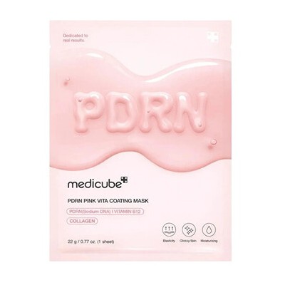 Medicube Pdrn Pink Vita Coating Mask - Plátýnková maska 22.0g
