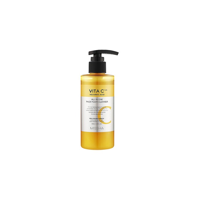 Missha Vita C Plus All In One Foam Cleanser - Čisticí pěna 200ml