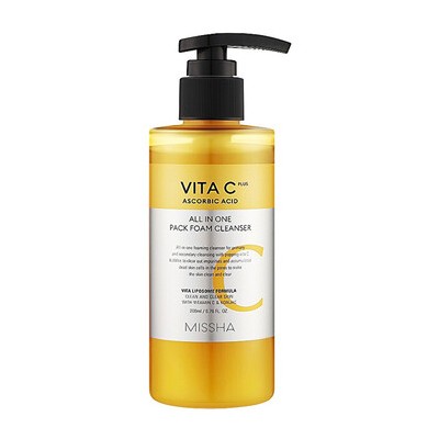 Missha Vita C Plus All In One Foam Cleanser - Čisticí pěna 200ml