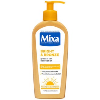 Mixa Bright and Bronze Milk - Samoopalovací mléko pro postupné opálení 250ml