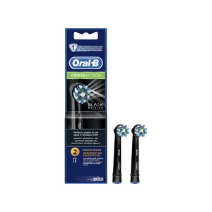 Oral B Cross Action EB50 Black - Replacement brush heads 2.0ks