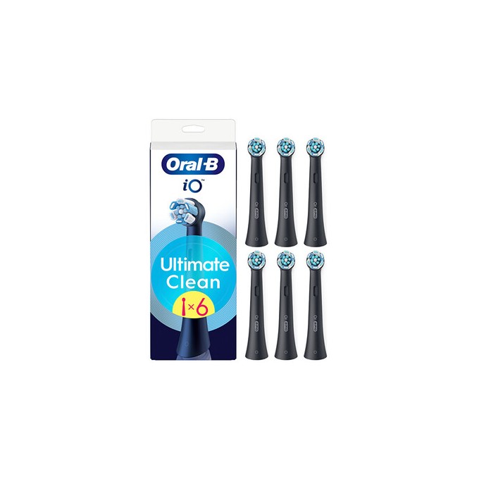 Oral B iO Ultimate Clean Black ( 6 ks ) - Náhradní hlavice