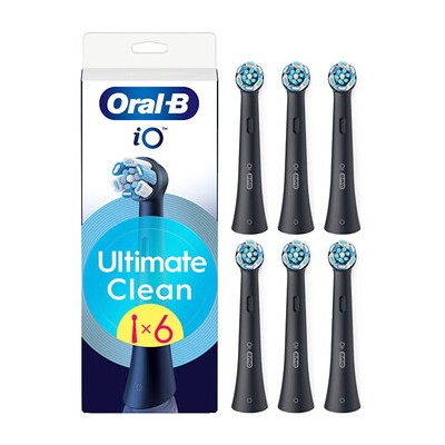 Oral B iO Ultimate Clean Black ( 6 ks ) - Náhradní hlavice