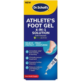 Scholl Athlete`s Foot 4v1 Gel - Gel na atletickou nohu 10ml