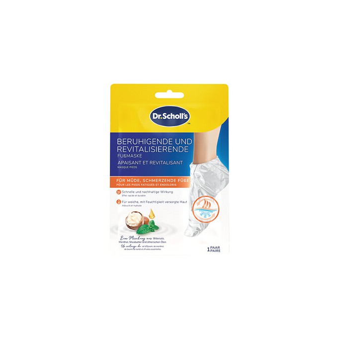 Scholl PediMask Tired & Achy Feet ( 1 pár ) - Zklidňující maska na chodidla