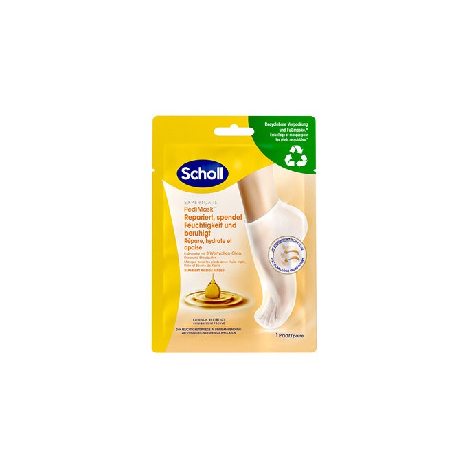 Scholl PediMask Triple Oil Foot Mask ( 1 pár ) - Maska na chodidla