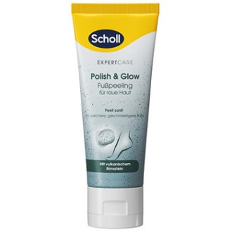 Scholl Polish & Glow Foot Scrub - Peeling na chodidla 75ml