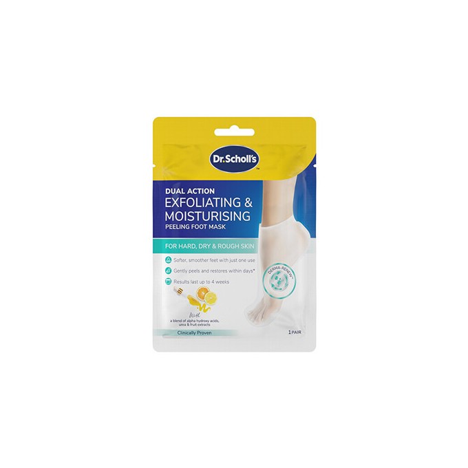 Scholl Ultra Exfoliating Foot Mask ( 1 pár ) - Exfoliační maska na chodidla