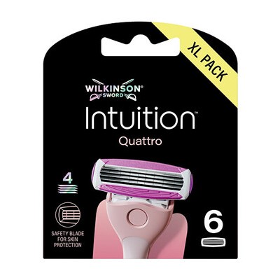 Wilkinson Sword Intuition Quattro ( 6 ks ) - Náhradní hlavice