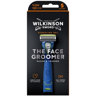 Wilkinson Sword The Face Groomer - Holicí strojek a zastřihovač 2v1