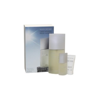 Issey Miyake L'Eau D'Issey pour Homme Gift Set 125 ml EDT, L'Eau D'Issey pour Homme EDT 15 ml shower gel and L'Eau D'Issey pour 