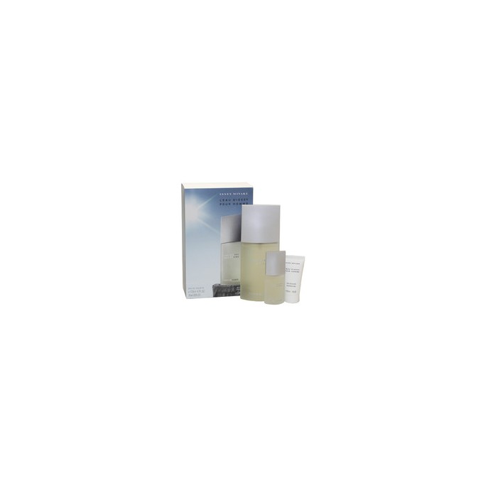 Issey Miyake L'Eau D'Issey pour Homme Gift Set 125 ml EDT, L'Eau D'Issey pour Homme EDT 15 ml shower gel and L'Eau D'Issey pour 