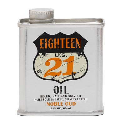 18.21 Man Made Beard, Hair & Skin Oil ( Noble Oud ) 60ml