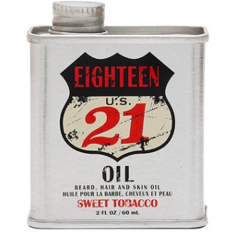18.21 Man Made Beard, Hair & Skin Oil ( Sweet Tobacco ) 60ml