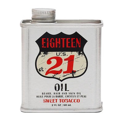 18.21 Man Made Beard, Hair & Skin Oil ( Sweet Tobacco ) 60ml