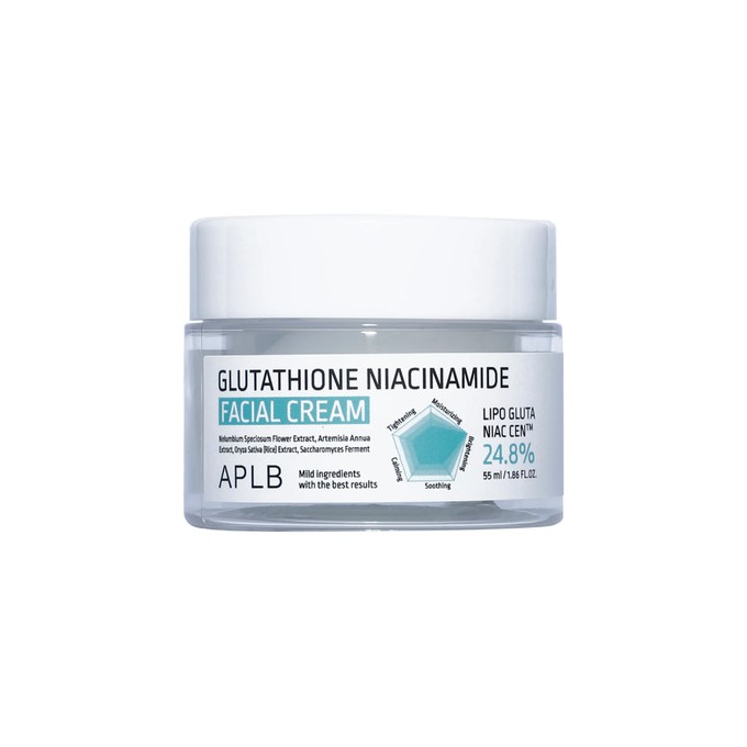 APLB Glutathione Niacinamide Facial Cream - Rozjasňující pleťový krém 55ml