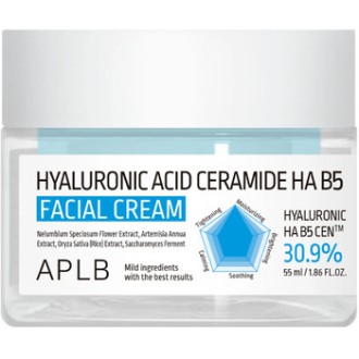 APLB Hyaluronic Acid Ceramide Ha B5 Facial Cream - Hydratační pleťový krém 55ml