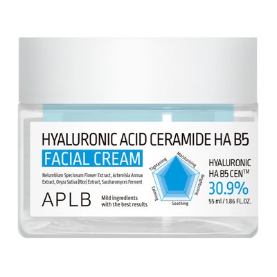 APLB Hyaluronic Acid Ceramide Ha B5 Facial Cream - Hydratační pleťový krém 55ml