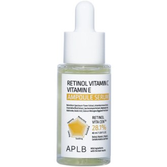 APLB Retinol Vitamin C Vitamin E Ampoule Serum - Anti-age ampulové sérum 40ml