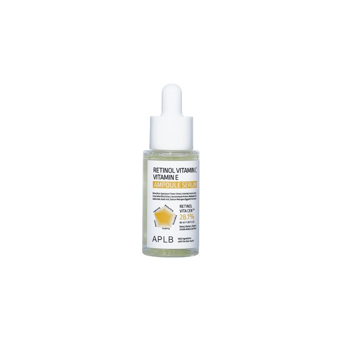 APLB Retinol Vitamin C Vitamin E Ampoule Serum - Anti-age ampulové sérum 40ml