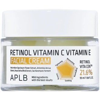 APLB Retinol Vitamin C Vitamin E Facial Cream - Anti-age pleťový krém 55ml