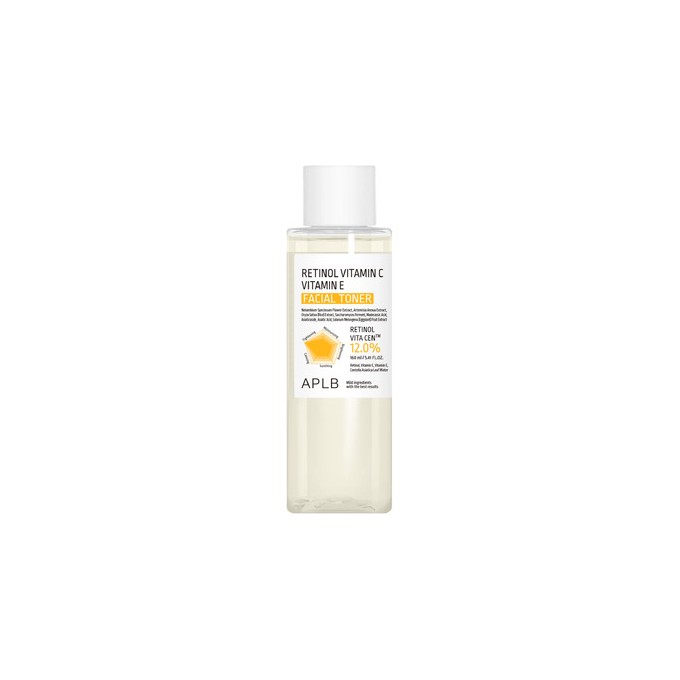 APLB Retinol Vitamin C Vitamin E Facial Toner - Anti-age pleťové tonikum 160ml