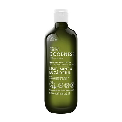 Baylis & Harding Goodness Awaken Natural Body Wash ( Limetka, Máta & Eukalyptus ) - Sprchový gel 500ml