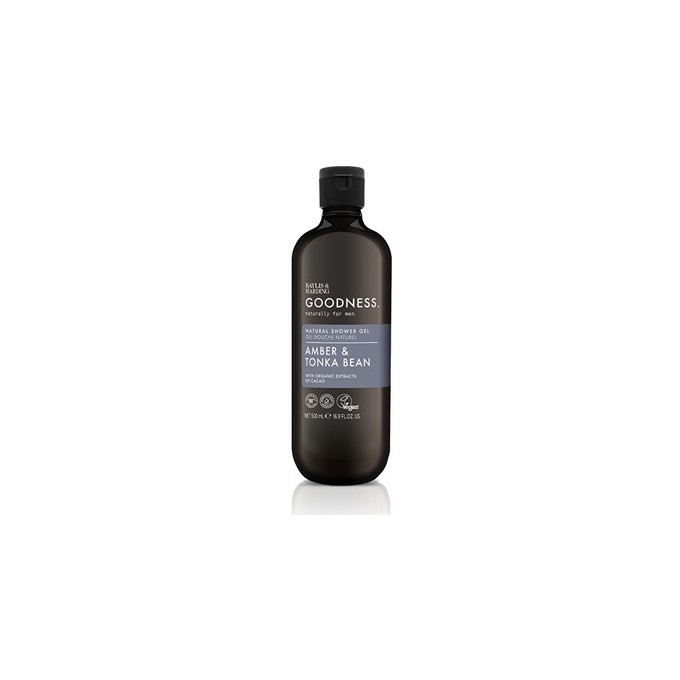 Baylis & Harding Goodness Mens Shower Gel ( Ambra & Tonka Fazole ) - Pánský sprchový gel 500ml