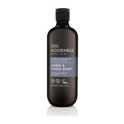 Baylis & Harding Goodness Mens Shower Gel ( Ambra & Tonka Fazole ) - Pánský sprchový gel 500ml
