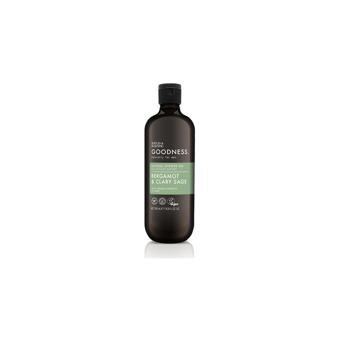 Baylis & Harding Goodness Mens Shower Gel ( Bergamot & Šalvěj ) - Pánský sprchový gel 500ml