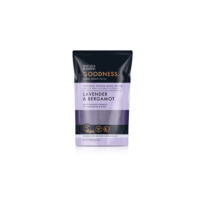 Baylis & Harding Goodness Sleep Levandule & Bergamot Bath Salts - Sůl do koupele 1000.0g