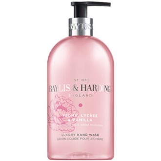 Baylis & Harding Peony, Lychee & Vanilla Hand Wash - Tekuté mýdlo na ruce 500ml
