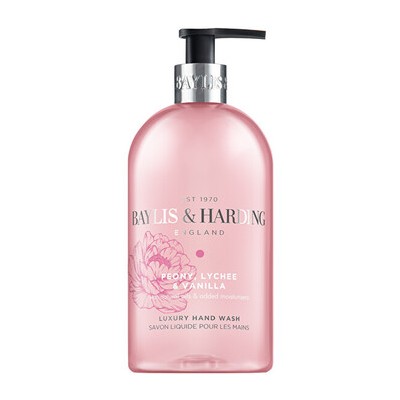 Baylis & Harding Peony, Lychee & Vanilla Hand Wash - Tekuté mýdlo na ruce 500ml